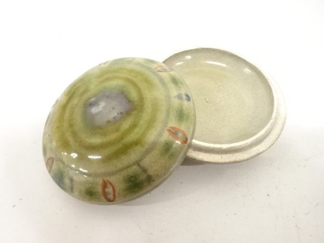  壺屋焼　仁王窯造　香合